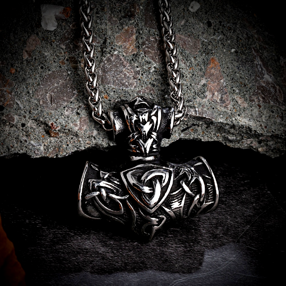 Thors Hammer Kette Triskel