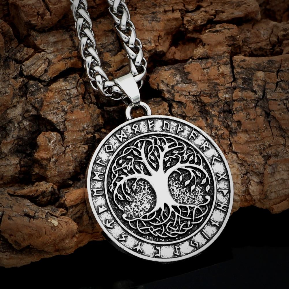 Wikinger Kette Yggdrasil Baum