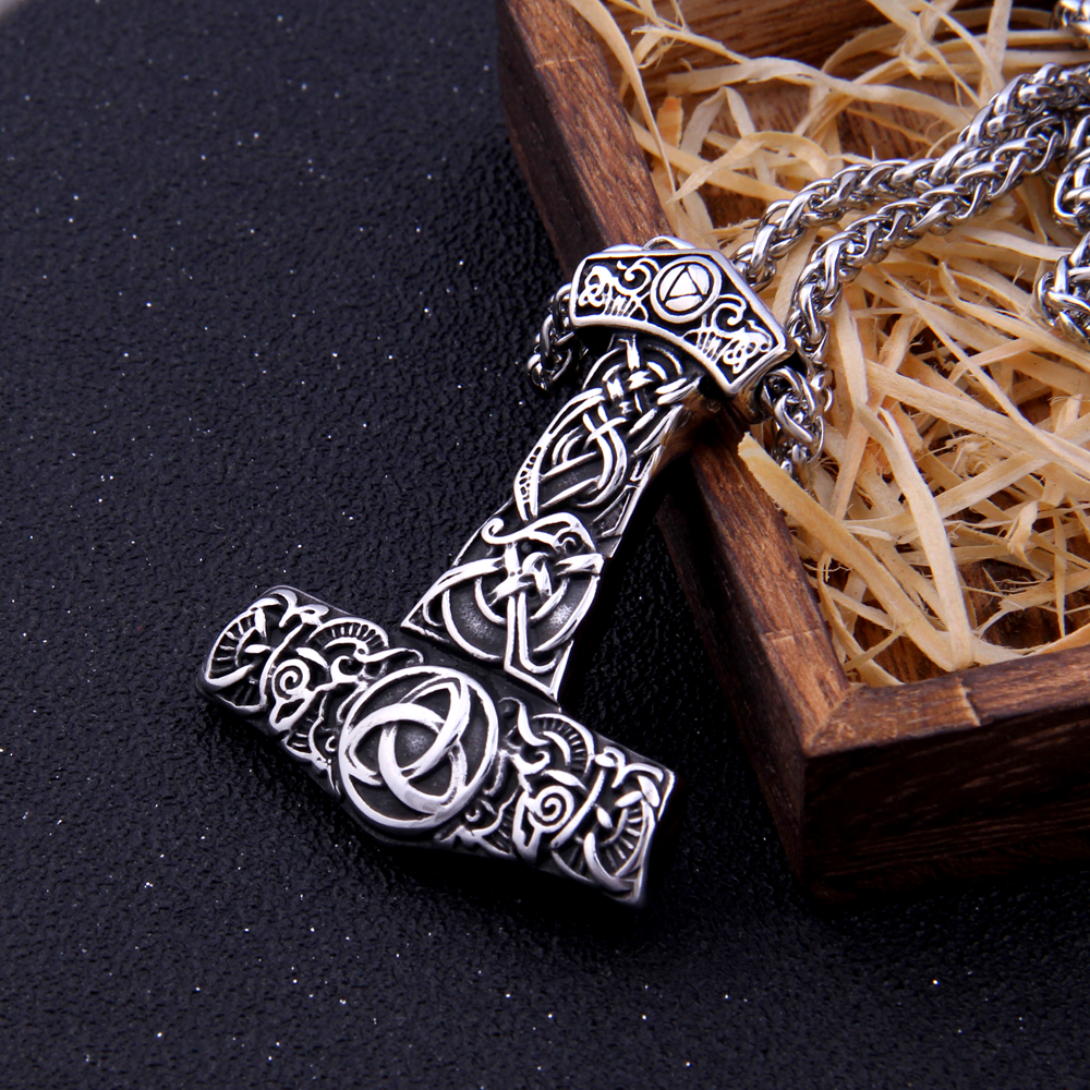 Thors Hammer Kette Triquetra