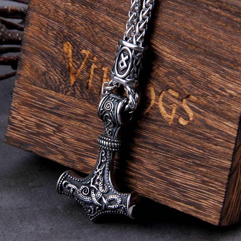 Thors Hammer Kette Othala Rune