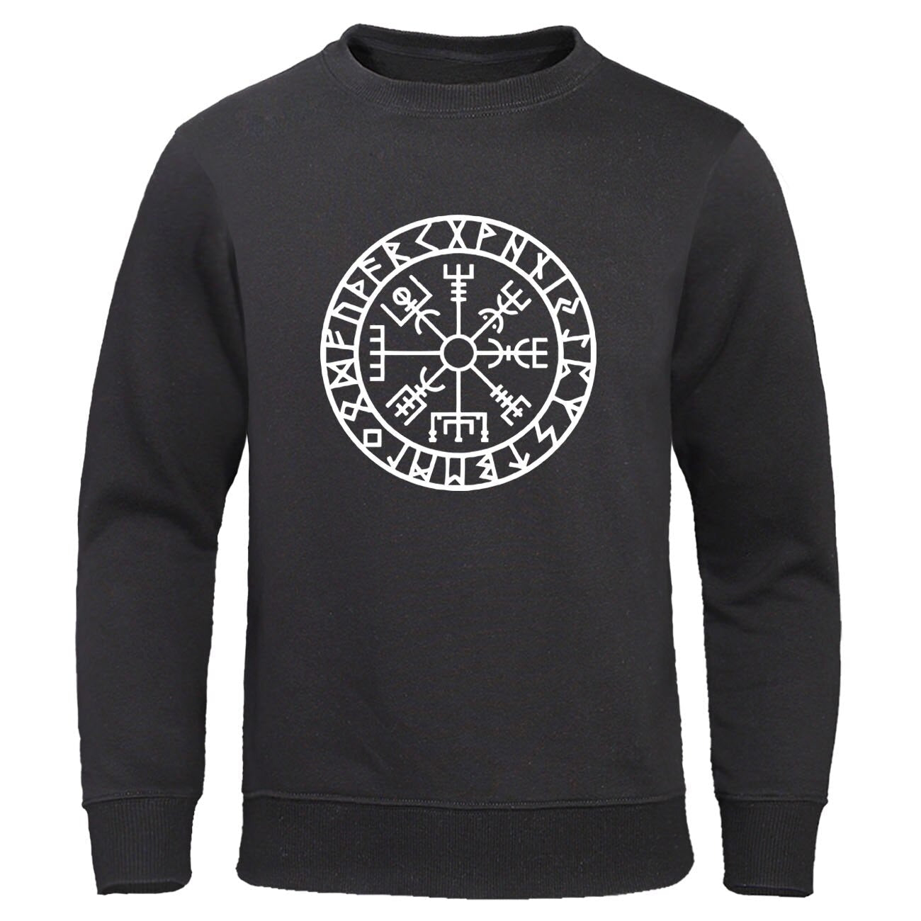 Wikinger Pullover Vegvisir Runenkreis