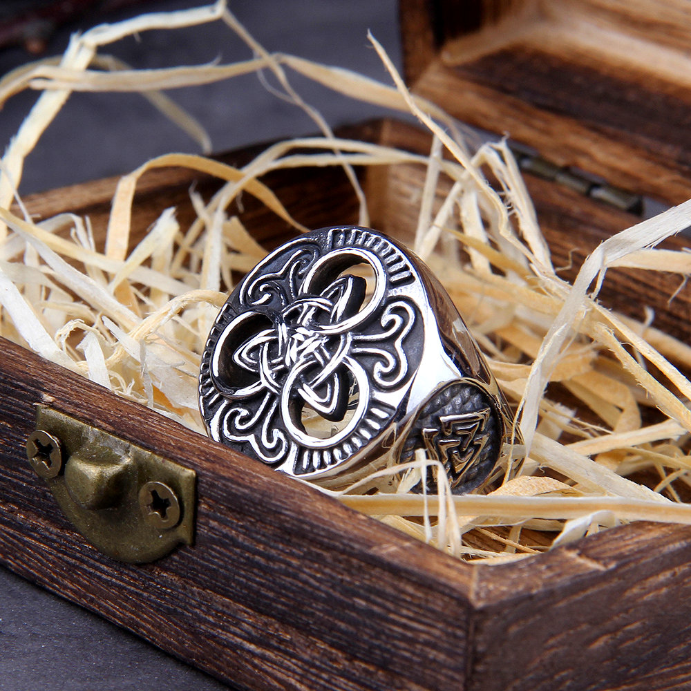 Wikinger Ring Triskelion