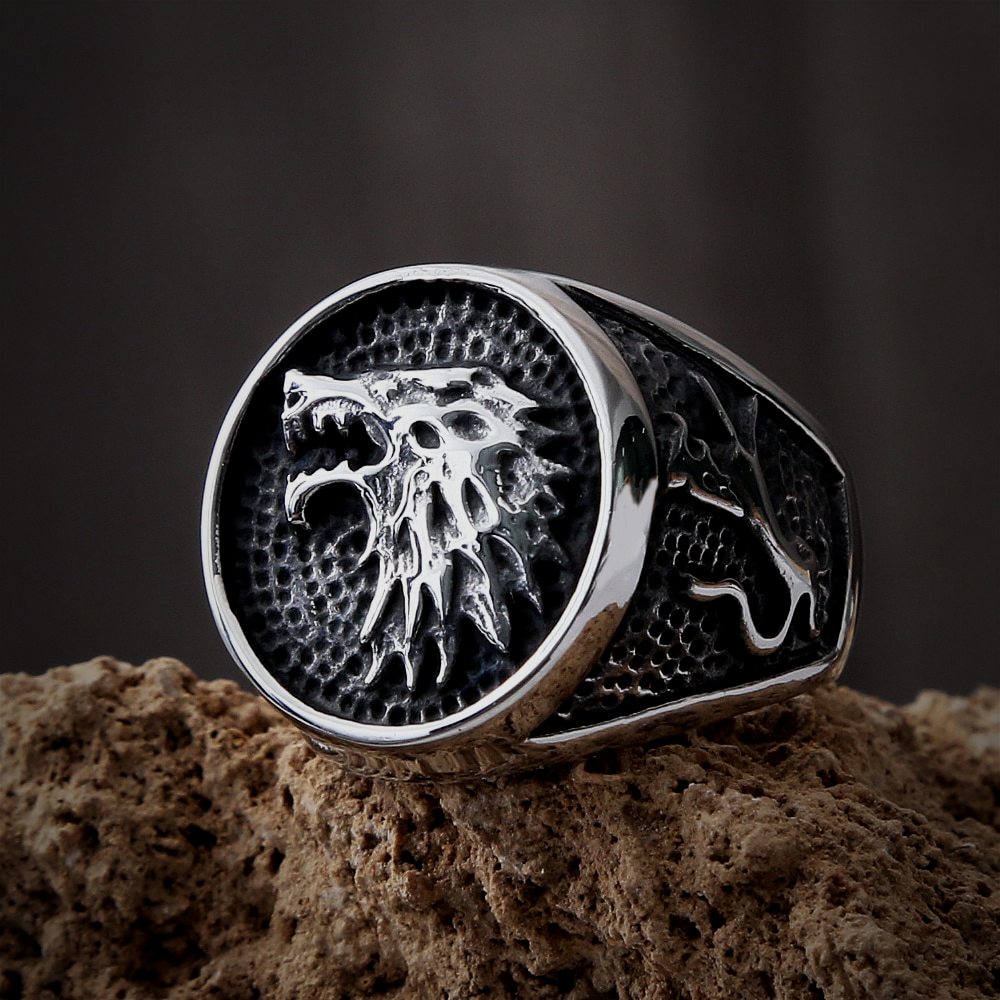 Wikinger Ring Helheim Wolf