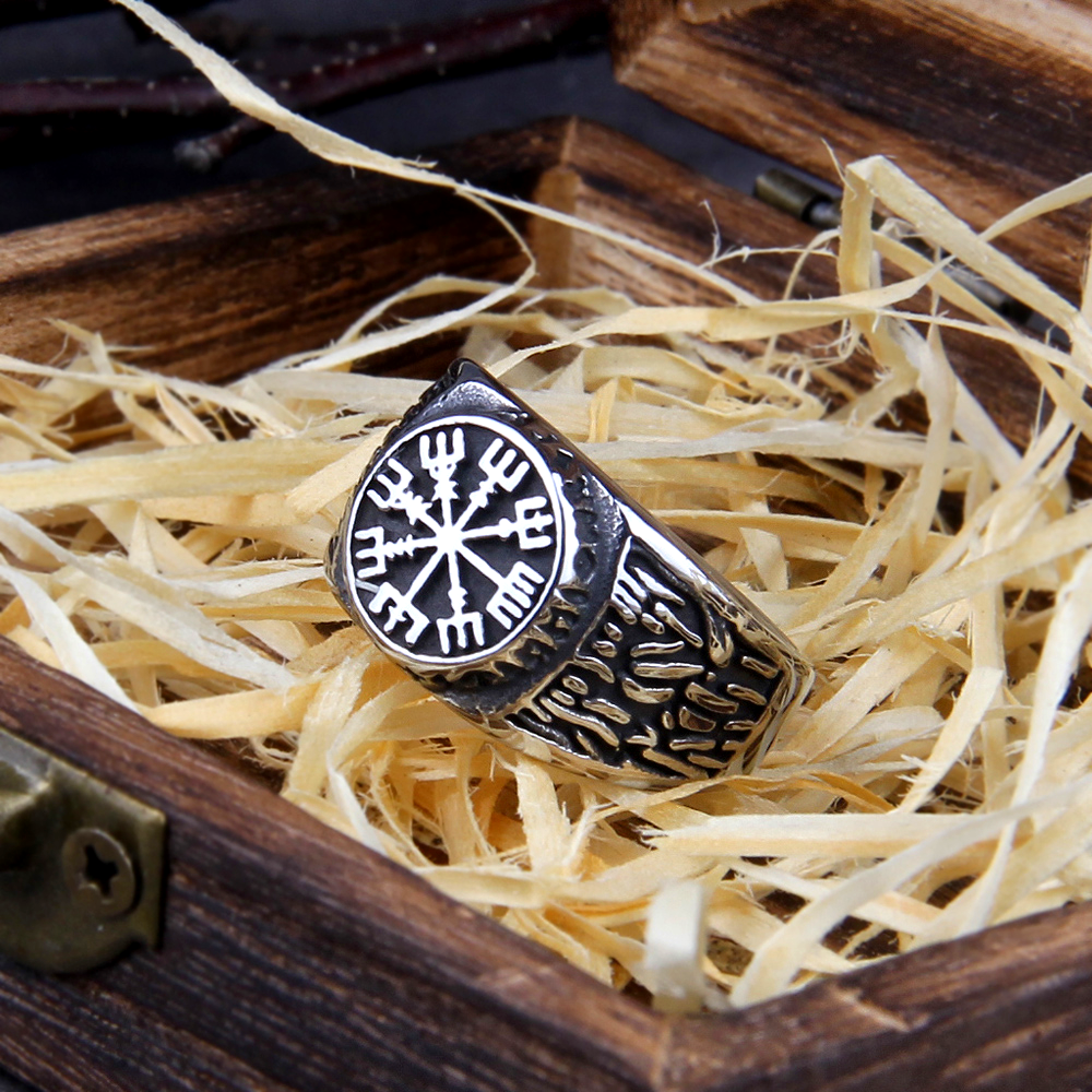 Wikinger Ring Vegvisir