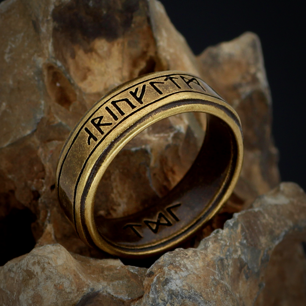 Wikinger Ring Futhark Runen