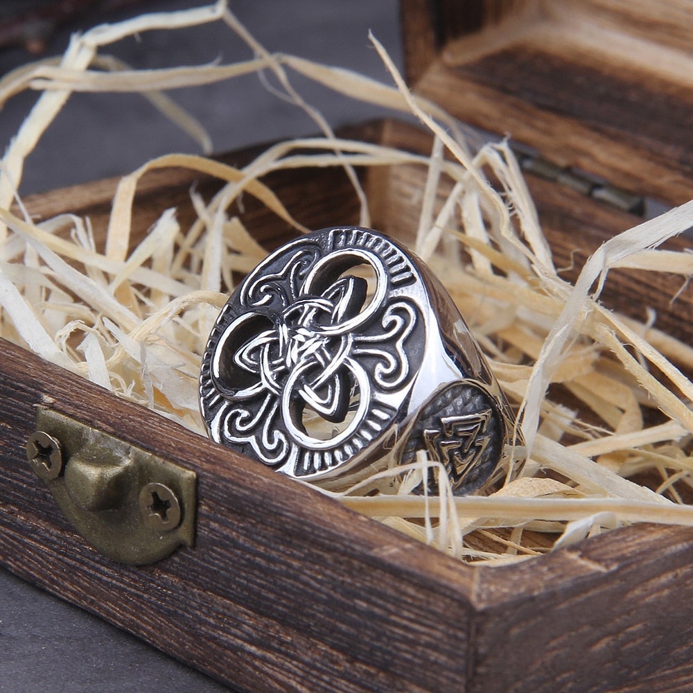 Wikinger Ring Triskelion