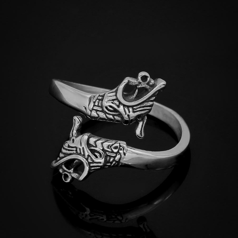 Wikinger Ring nordische Drachen