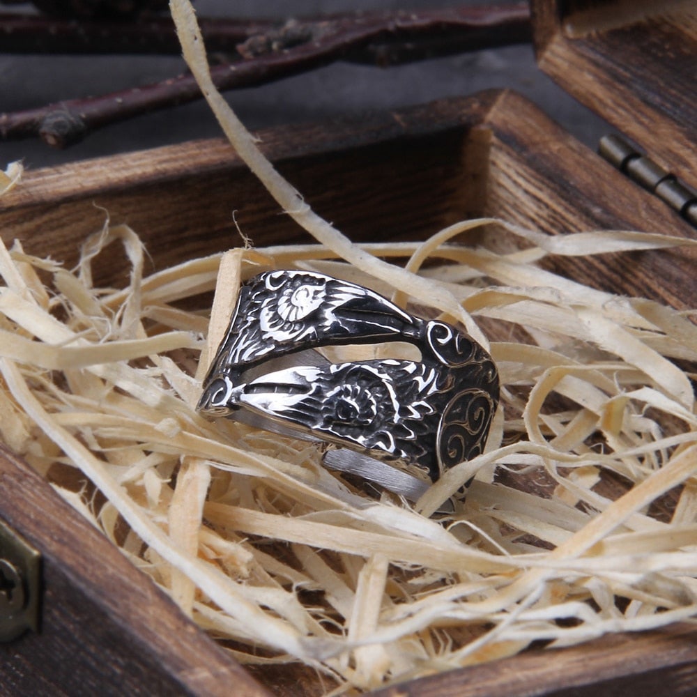 Wikinger Ring Hugin & Munin