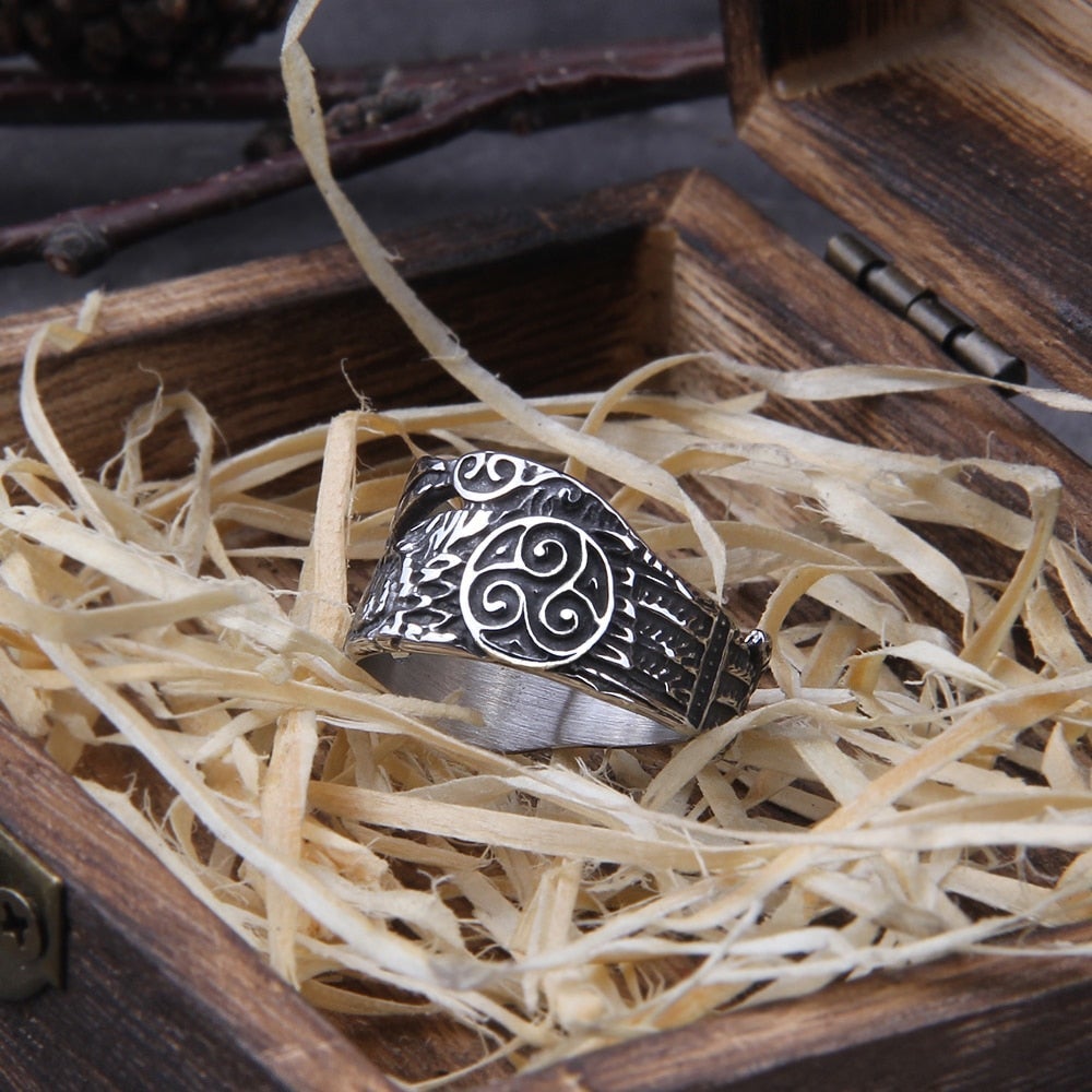 Wikinger Ring Hugin & Munin