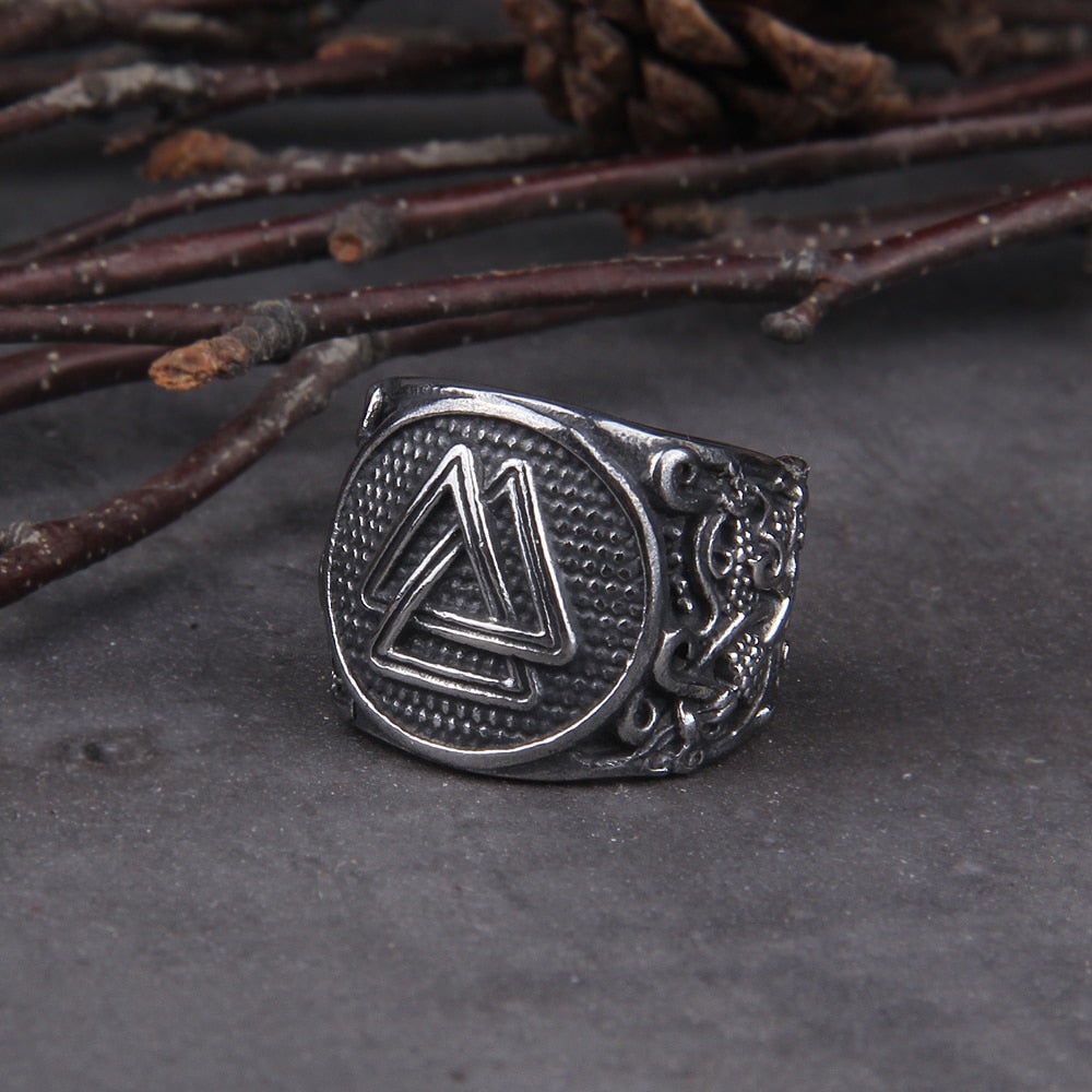 Wikinger Ring Valknut