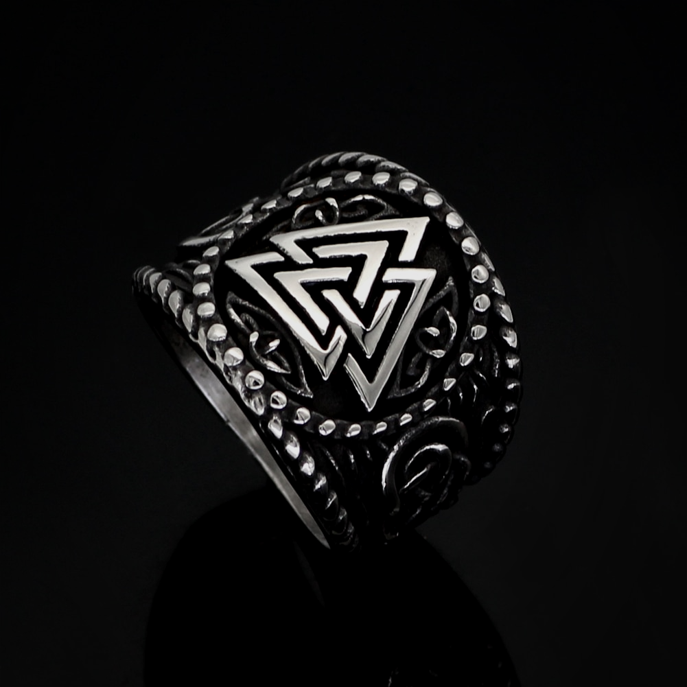 Wikinger Ring Valknut Symbol