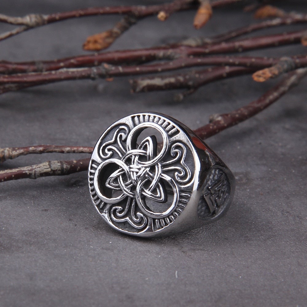 Wikinger Ring Triskelion