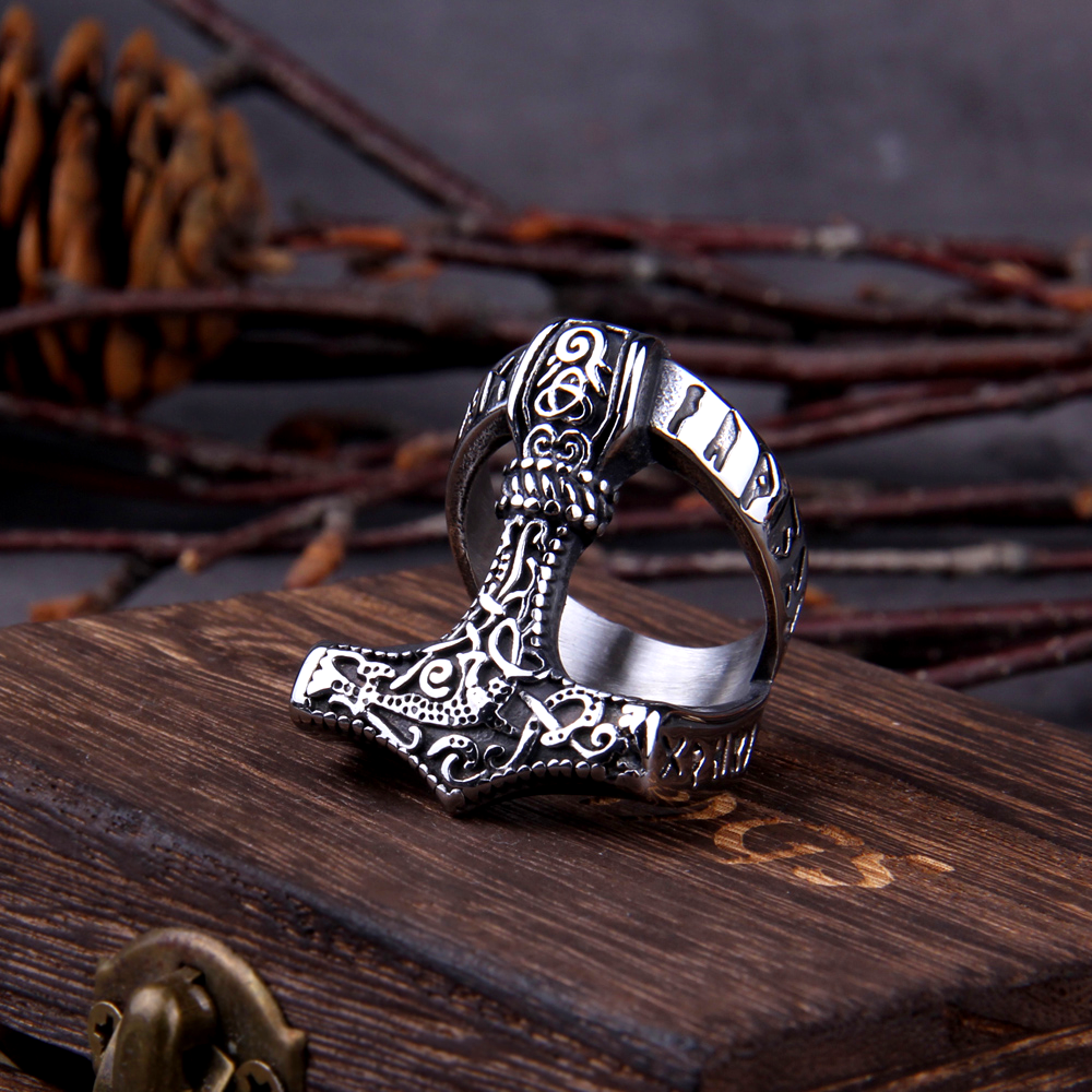 Wikinger Ring Thors Hammer