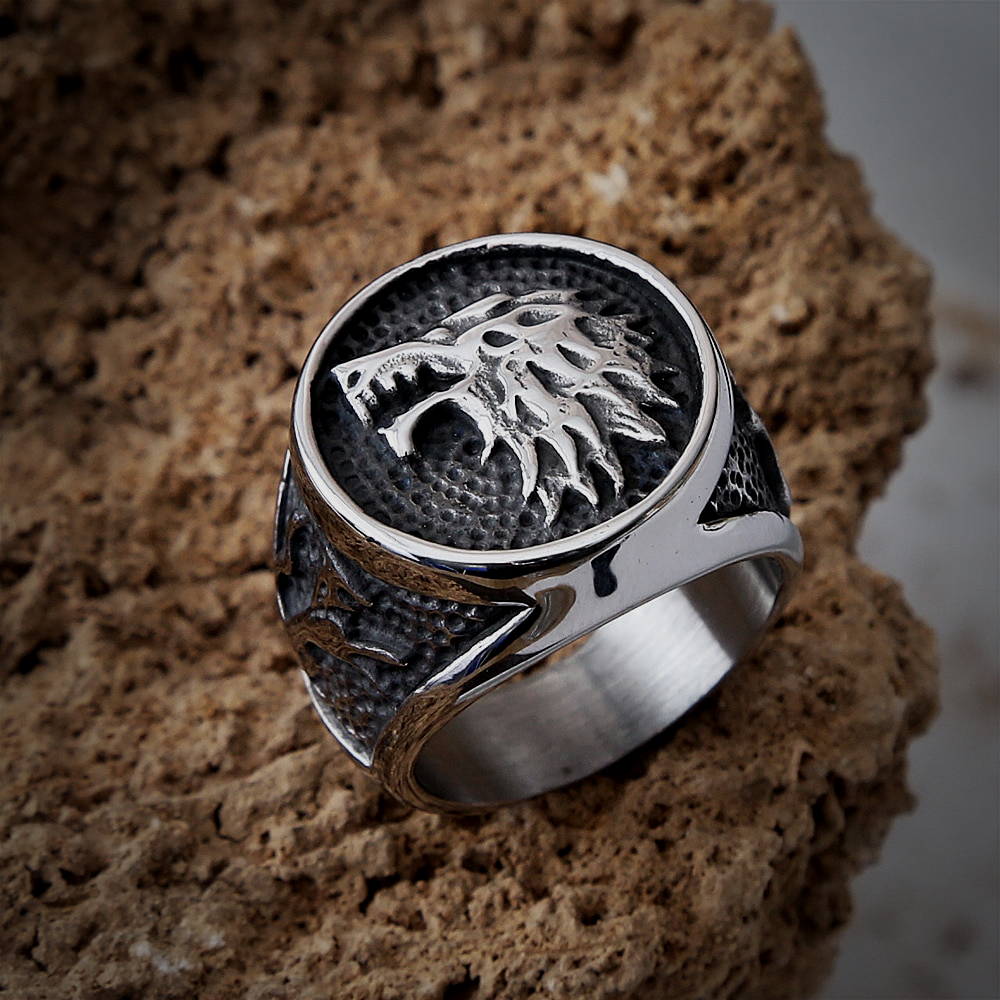 Wikinger Ring Helheim Wolf