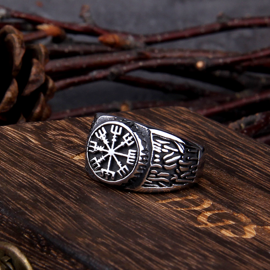 Wikinger Ring Vegvisir