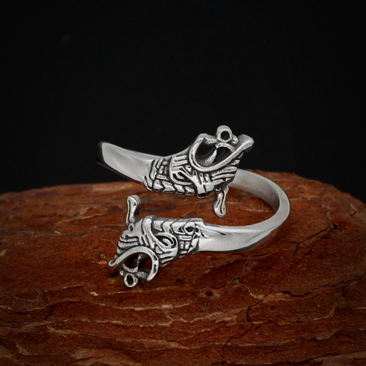 Wikinger Ring nordische Drachen