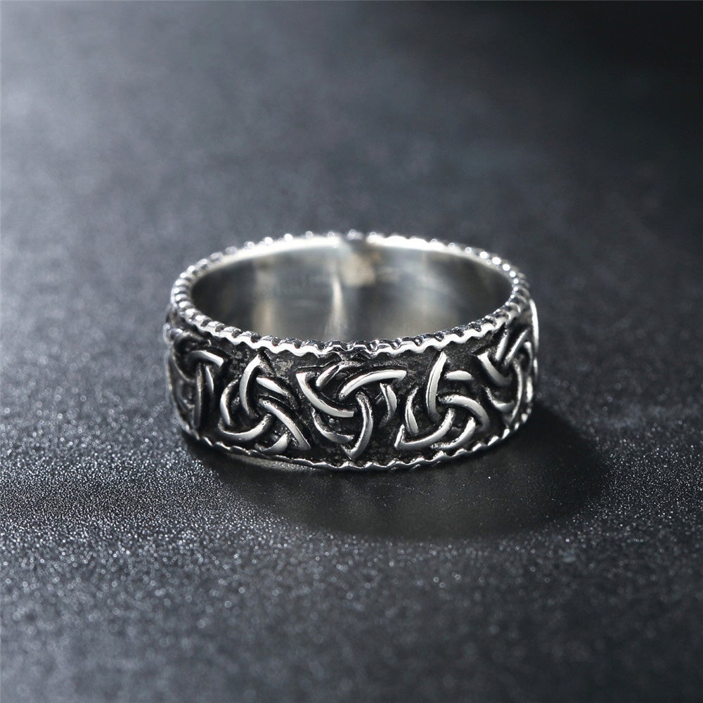 Wikinger Ring Triquetra