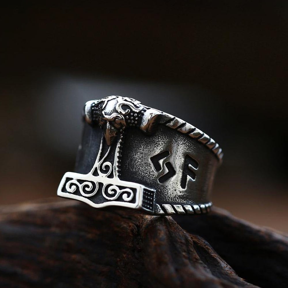 Wikinger Ring Thors Hammer