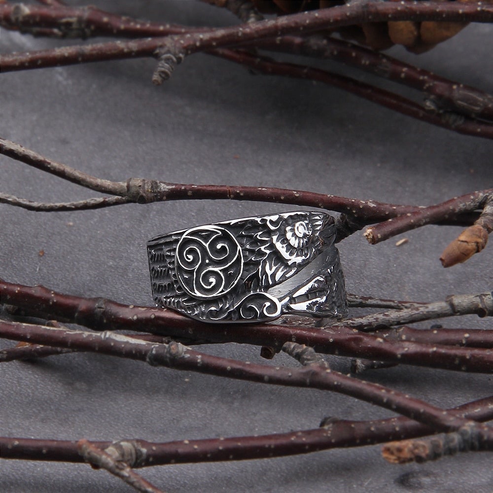 Wikinger Ring Hugin & Munin