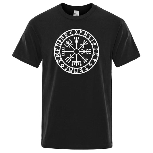 Wikinger T-Shirt Vegvisir Runenkreis